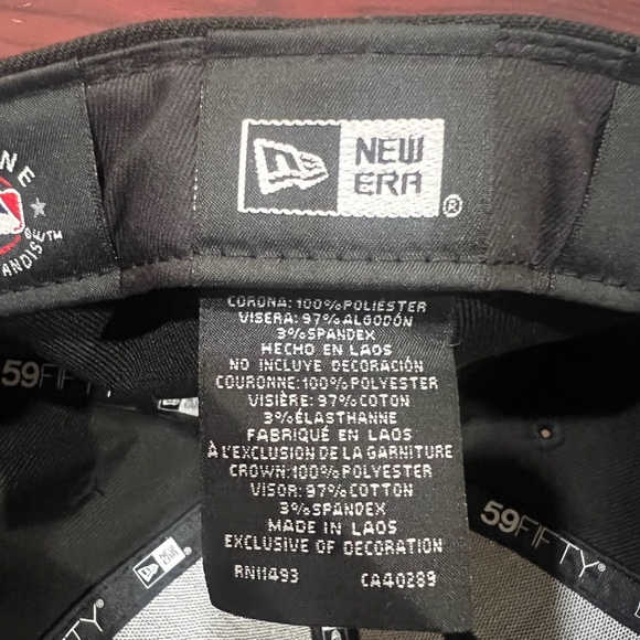 New Era, 59Fifty Fitted Hat, Arizona Diamondbacks, Corduroy Blackout - Picture 10 of 11